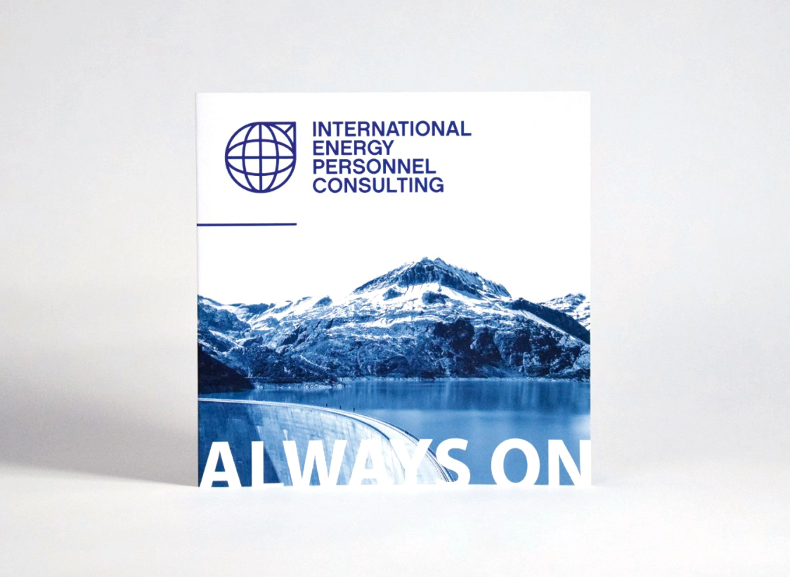 Brochure pour International International Energy Personnel Consulting (IEPC) réalisée par Ivimédia, couverture
